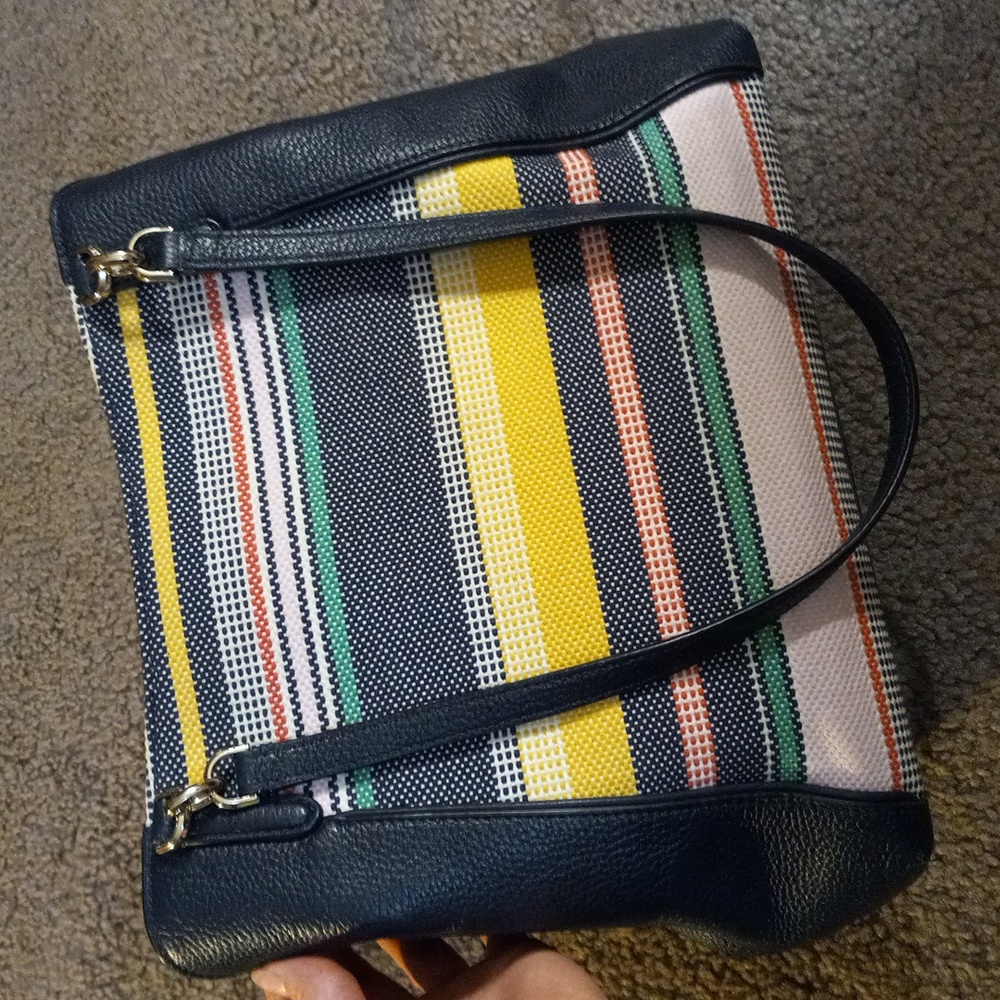 Kate Spade multicolored & navy blue beautiful bag - Picture 15 of 15